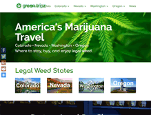 Tablet Screenshot of greentripz.com